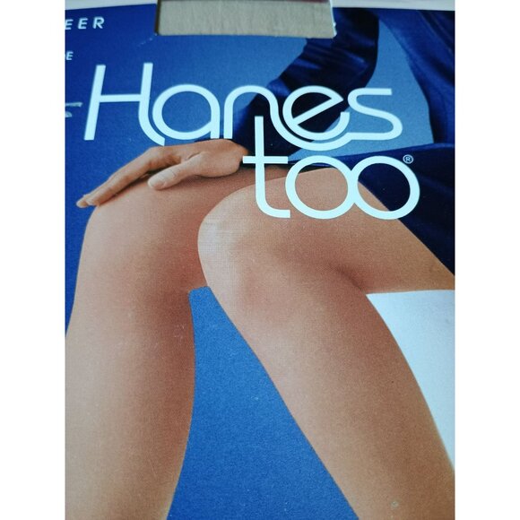 Hanes Too Day Sheer Control Top Pantyhose Style 136 Travel Buff Size CD - Picture 4 of 5